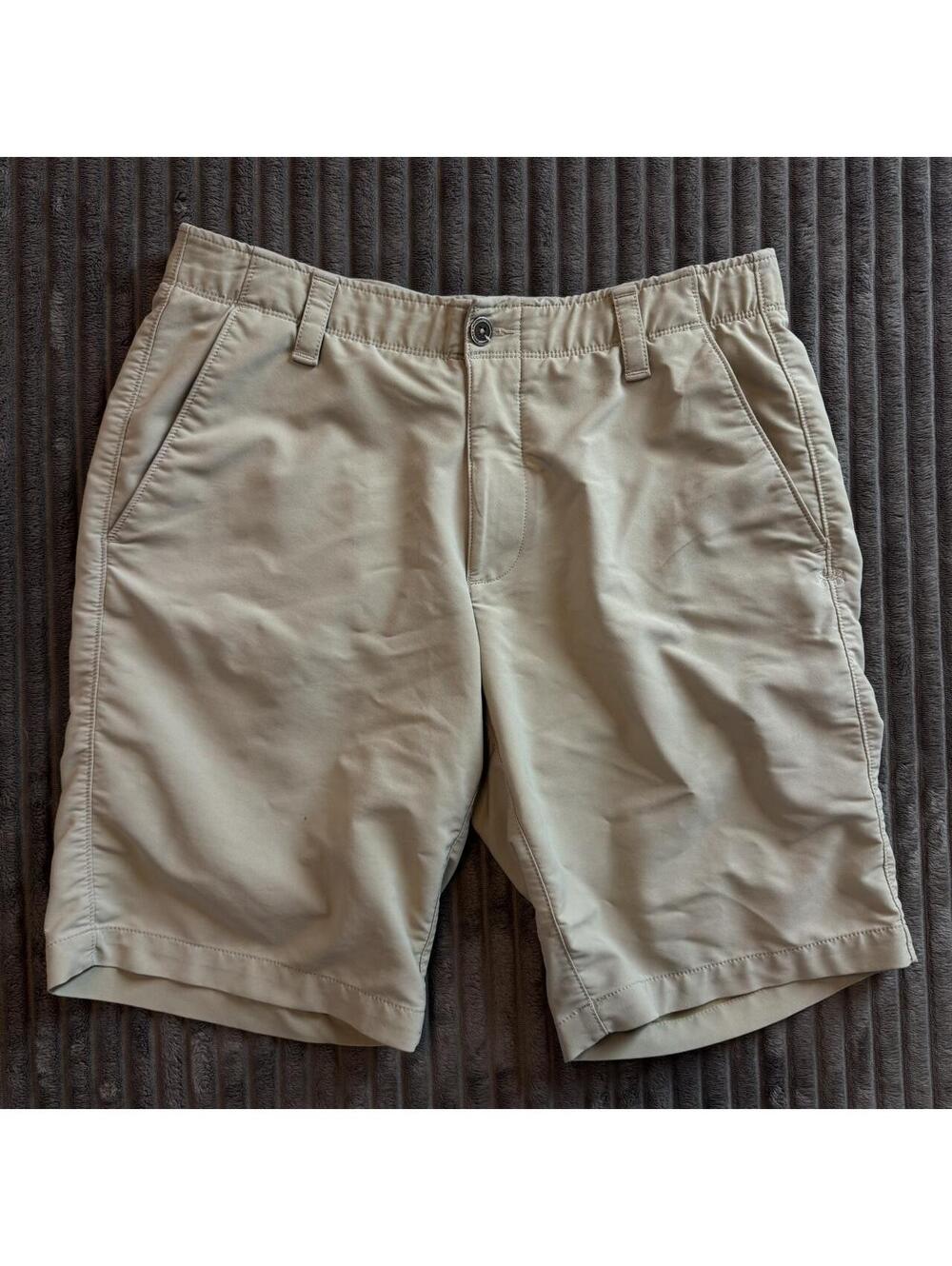 Under Armour Men's Cream and Tan Shorts